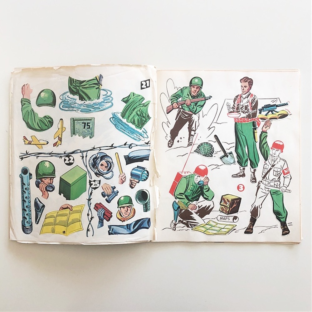 Rare Collectable Vintage G.I. Joe Sticker Fun Activity Book - Picture 3 of 7